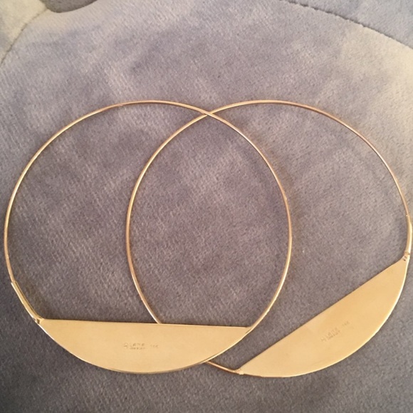 lana jewelry Jewelry - Large Lana jewelry 14k eclipse earrings
